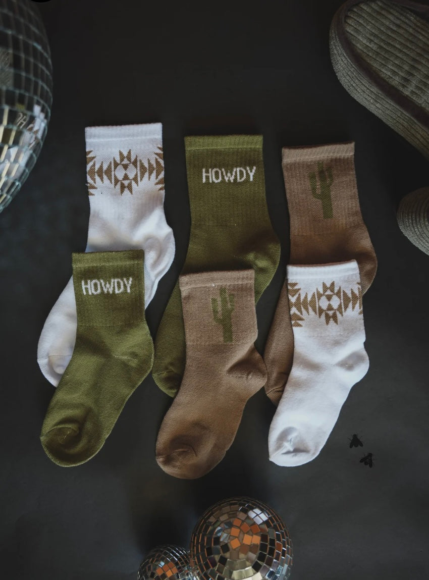 Kids | Cacti Mood Socks