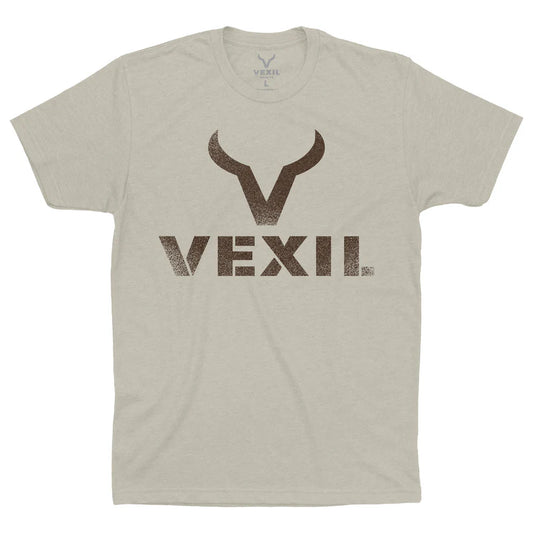 Vexil Brand - Distressed Logo - Sand/Dark Brown